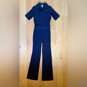 Navy Blue Women's Jumpsuit